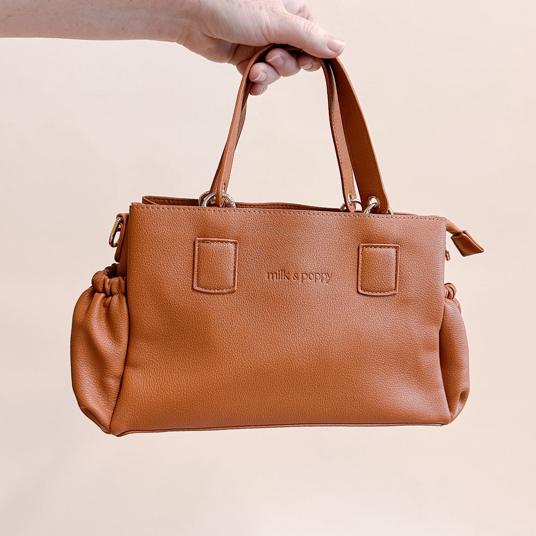 KASSIE Pram Caddy - Tan/Banksii