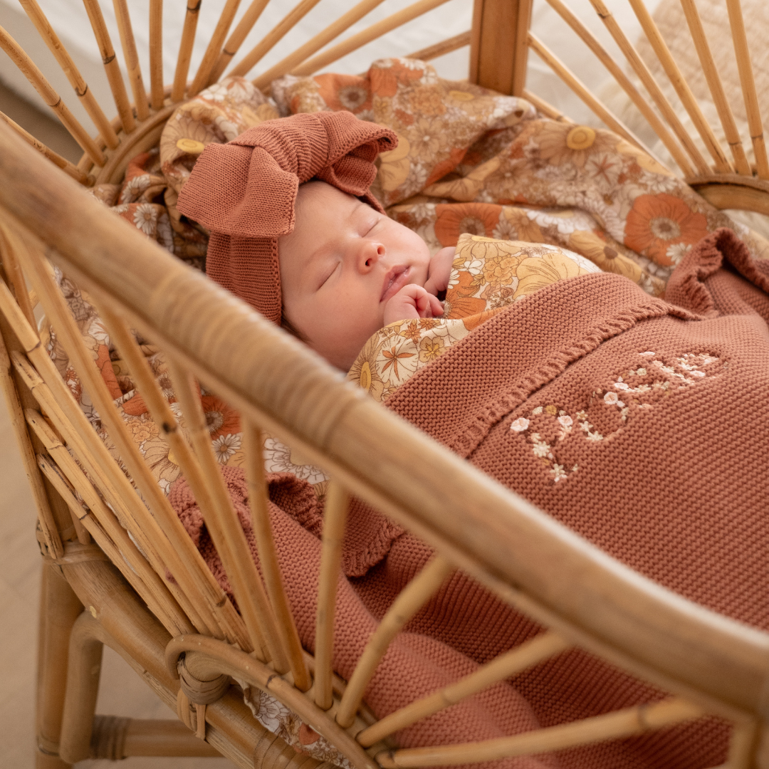 EMBROIDERED NAME BLANKET - Posie