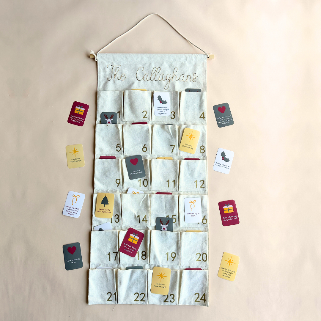 Personalised Embroidered Christmas Advent Calendar š