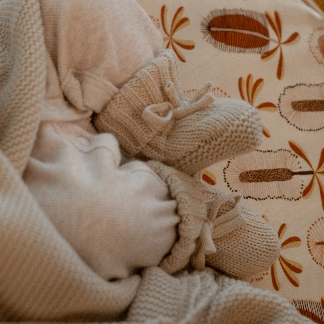 BOOTIES - Beige