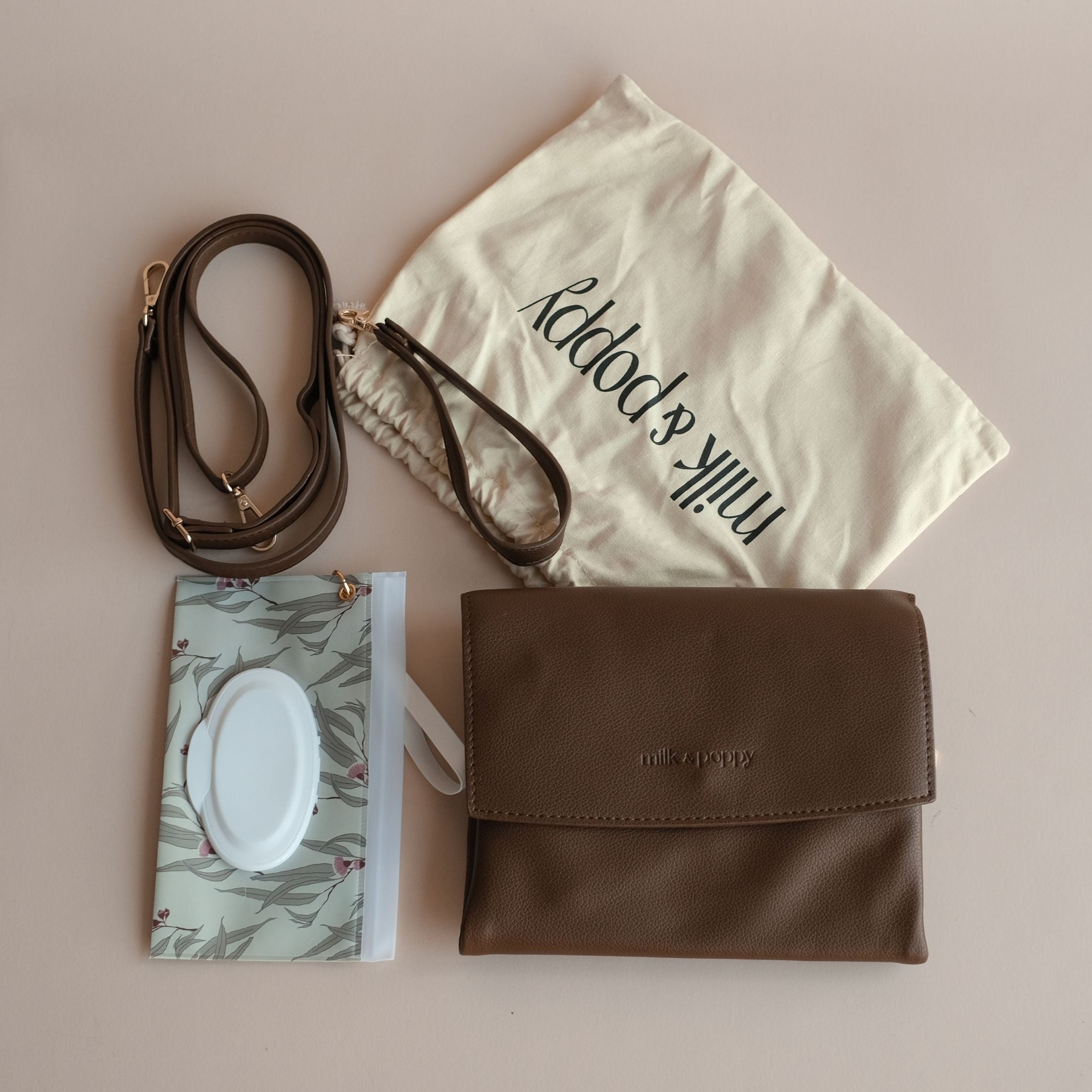 ANDI Nappy Wallet - Chocolate/Jack - Milk & Poppy