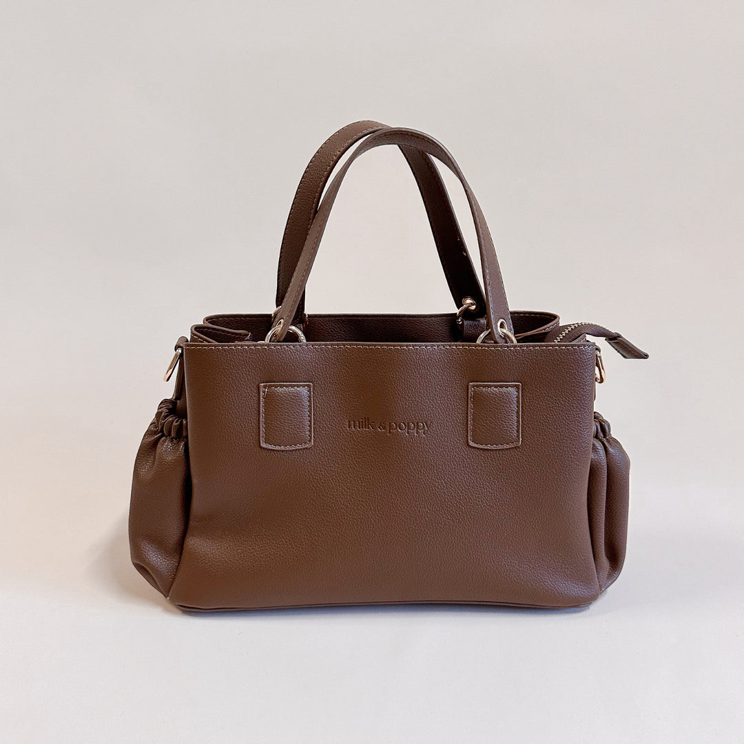 KASSIE Pram Caddy - Chocolate/Jack