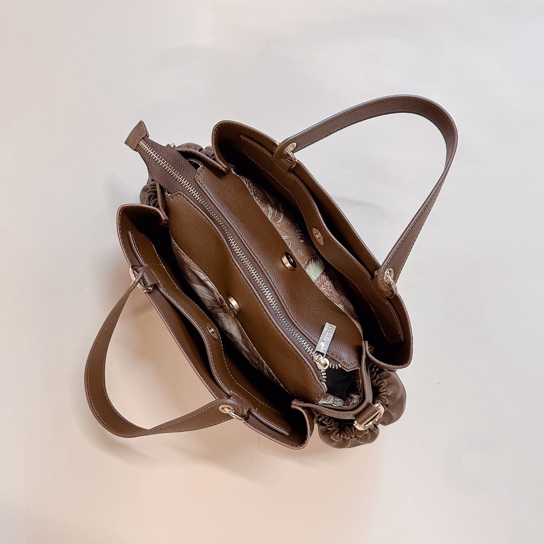 KASSIE Pram Caddy - Chocolate/Jack
