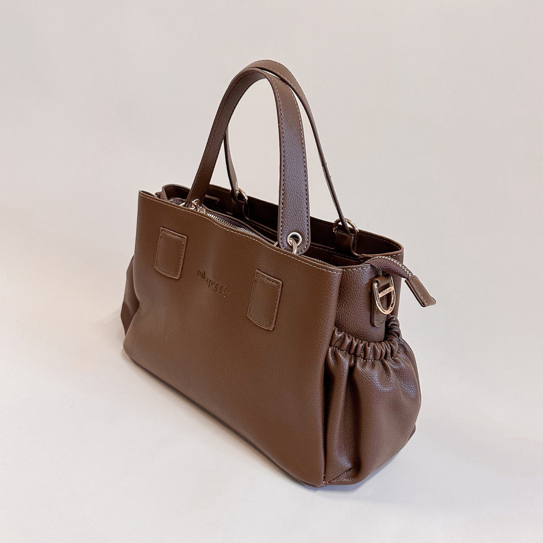 KASSIE Pram Caddy - Chocolate/Jack
