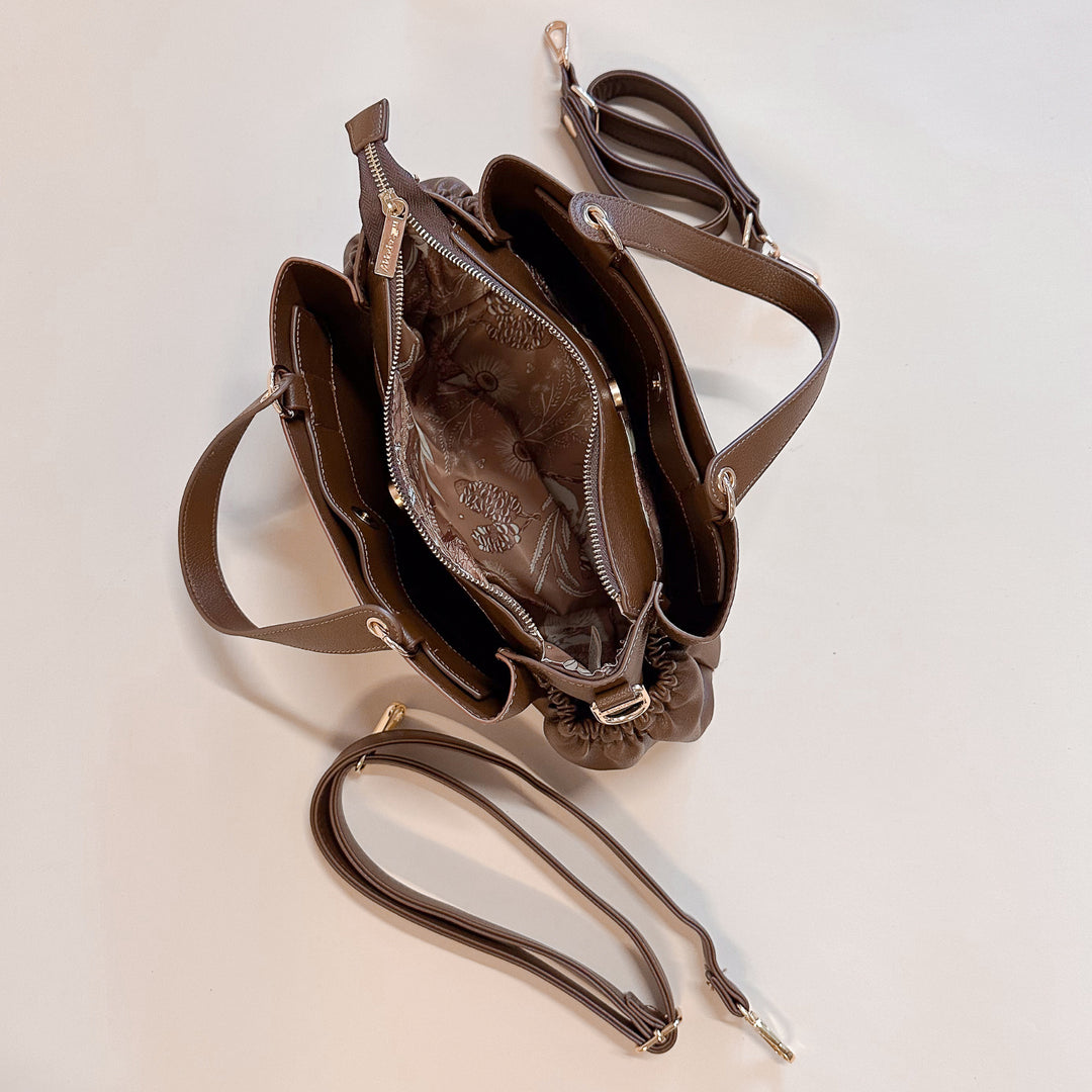 KASSIE Pram Caddy - Chocolate/Jack