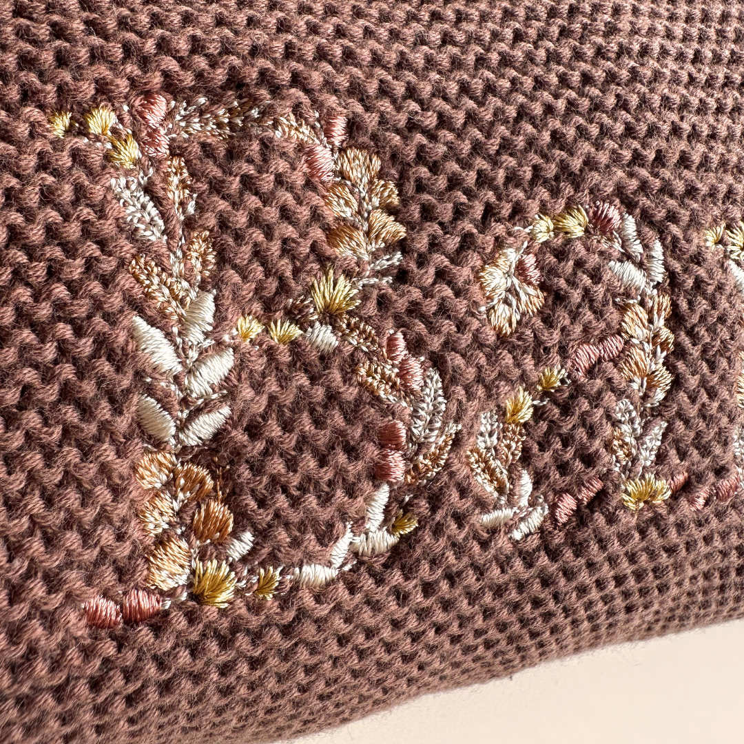 HEIRLOOM NAME BLANKET - Chocolate