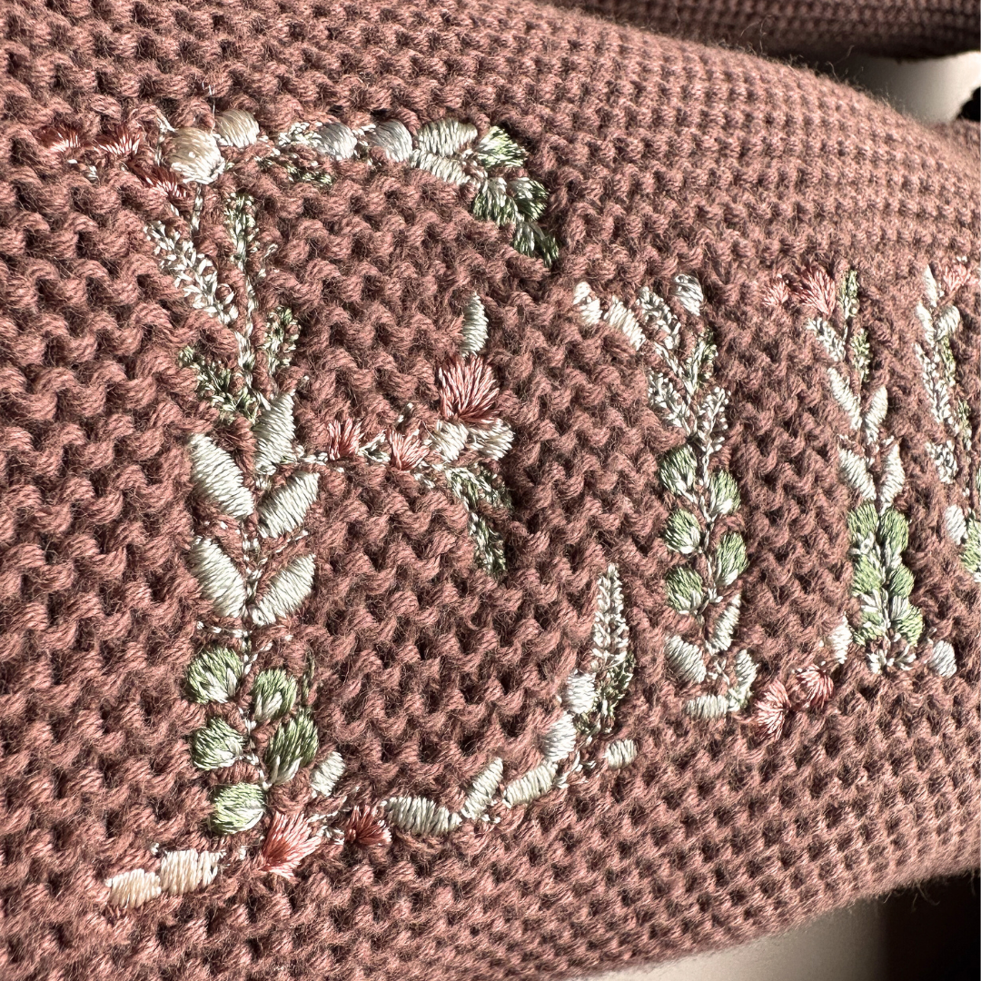 HEIRLOOM NAME BLANKET - Chocolate