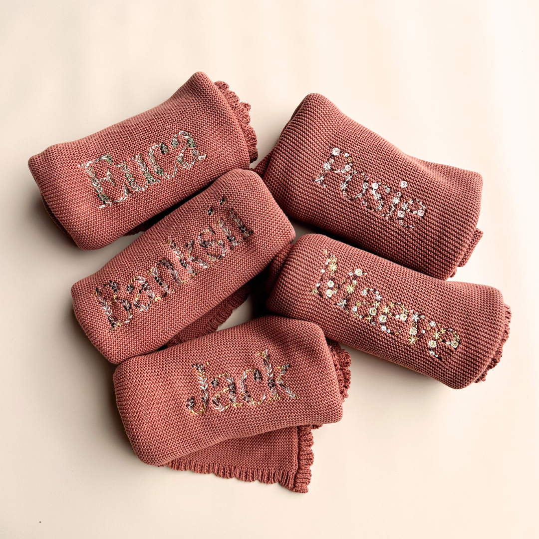 HEIRLOOM NAME BLANKET - Dusk