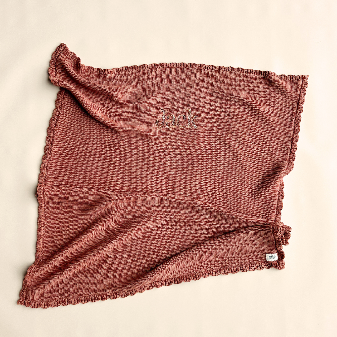 HEIRLOOM NAME BLANKET - Dusk