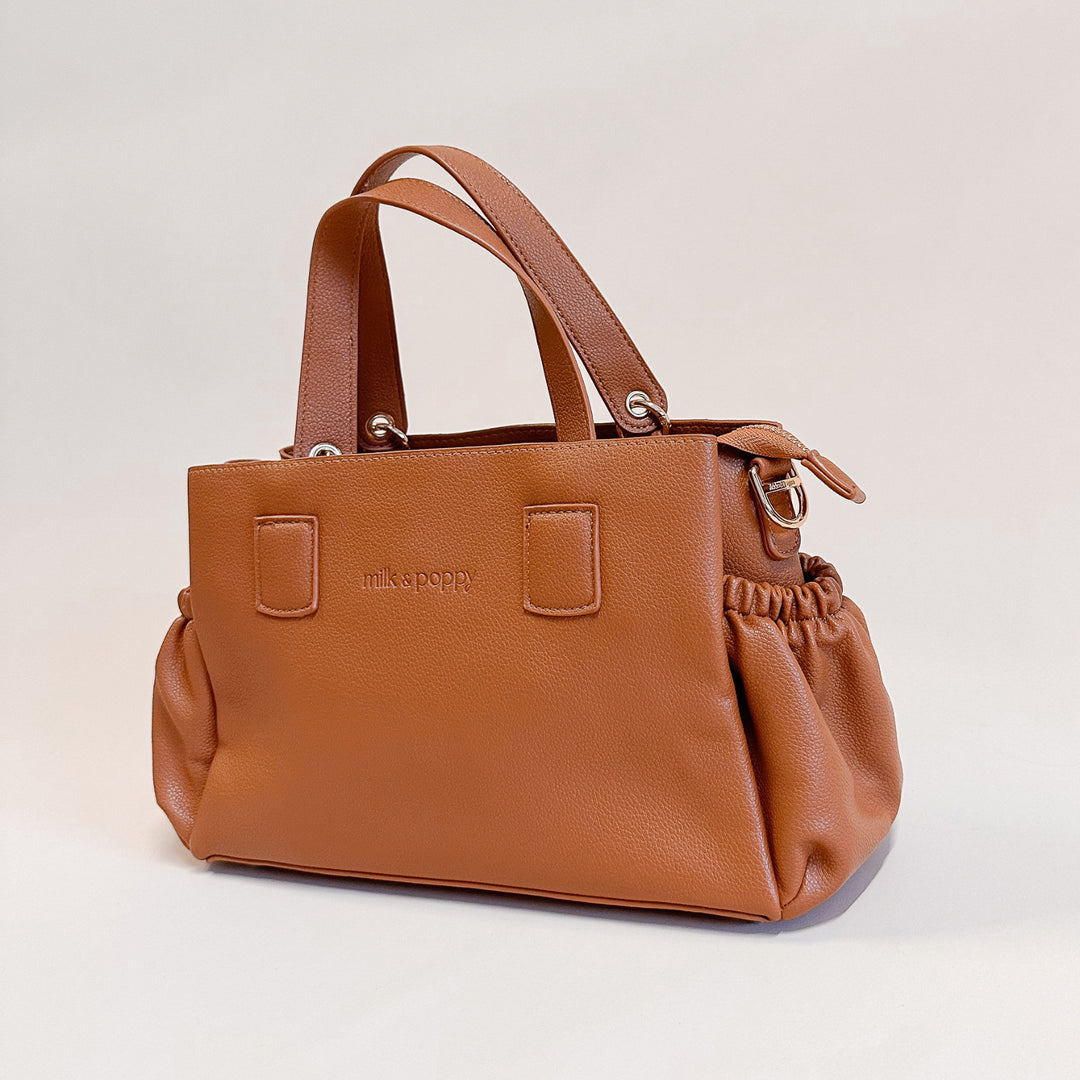 KASSIE Pram Caddy - Tan/Banksii