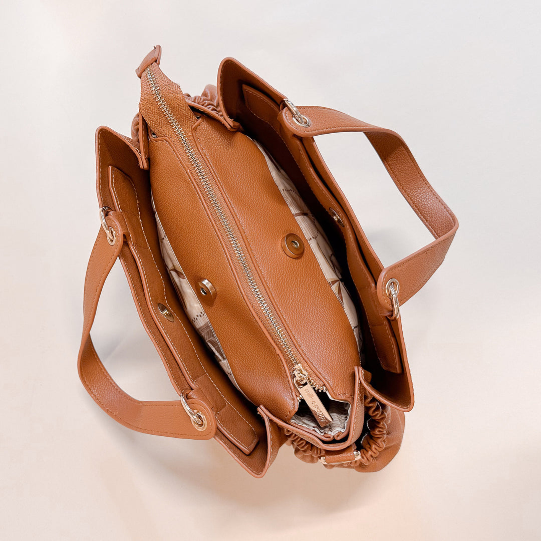 KASSIE Pram Caddy - Tan/Banksii