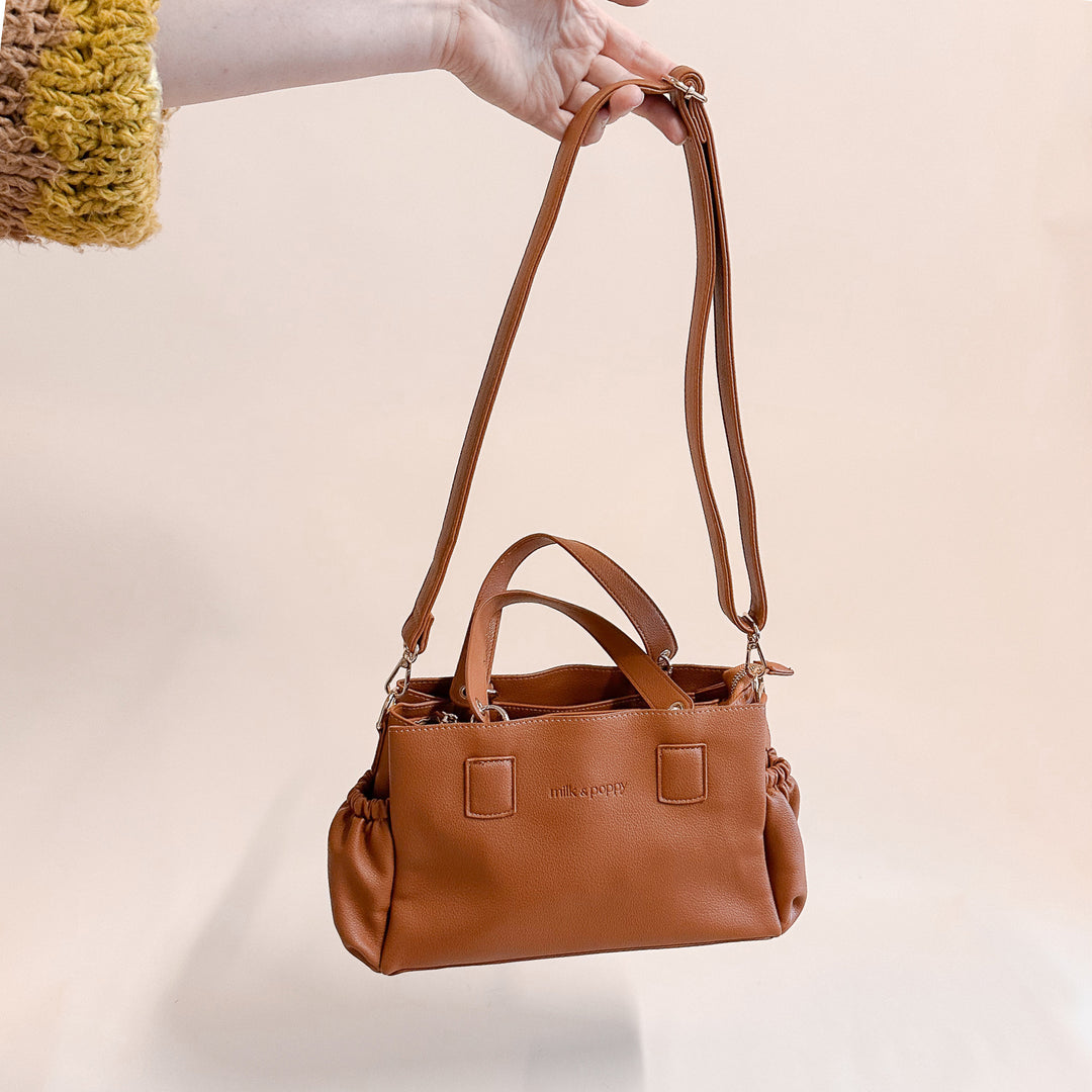 KASSIE Pram Caddy - Tan/Banksii