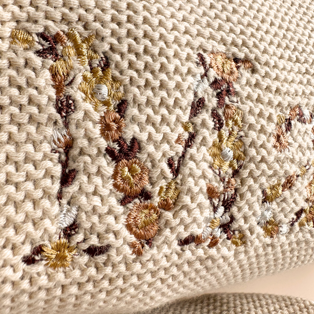 HEIRLOOM NAME BLANKET - Biscuit