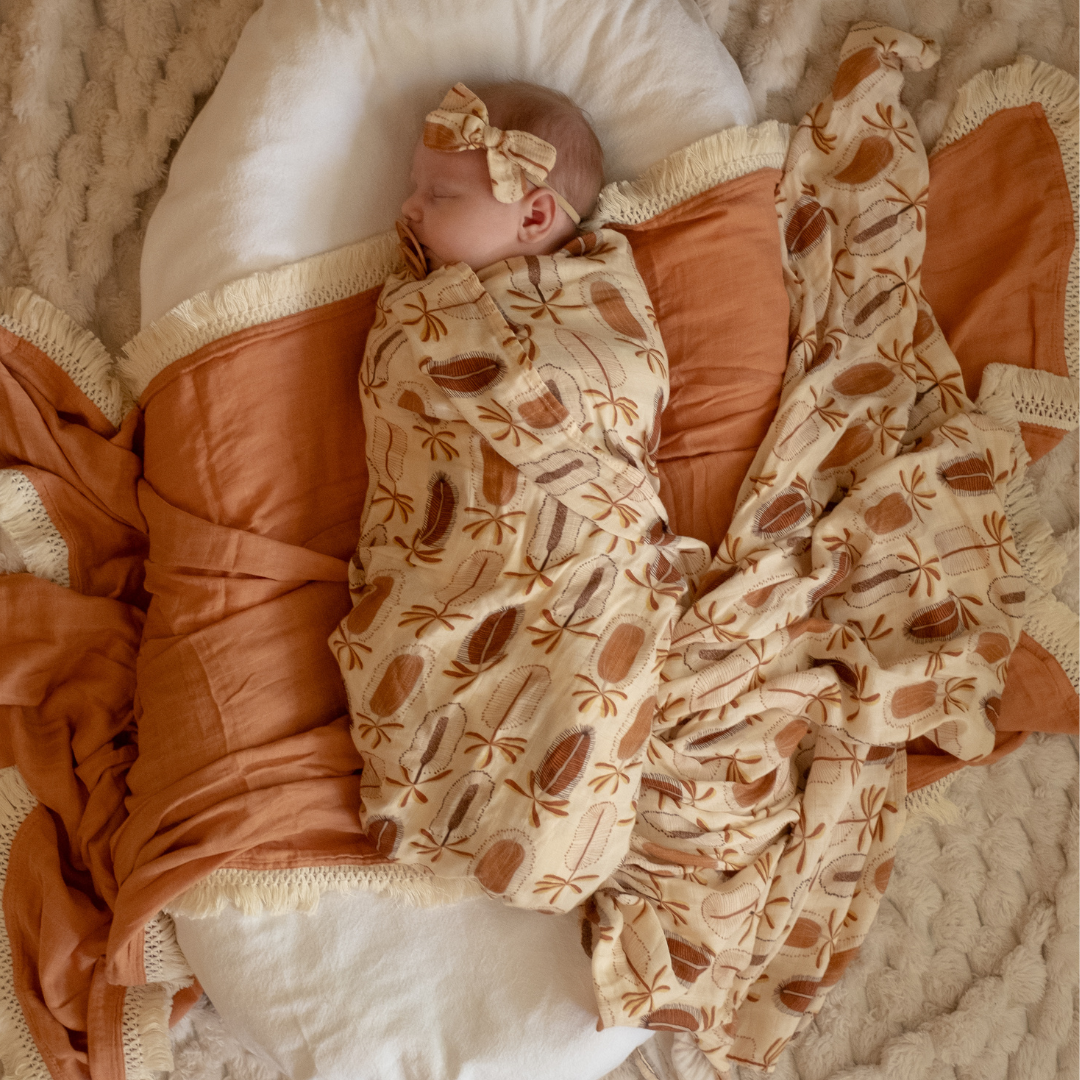 MUSLIN SWADDLE - Banksii