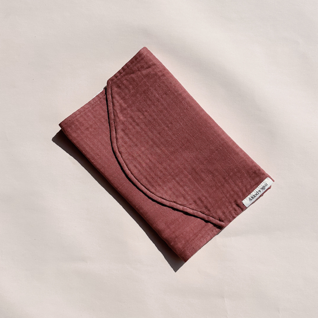 BURP CLOTH -  Merlot