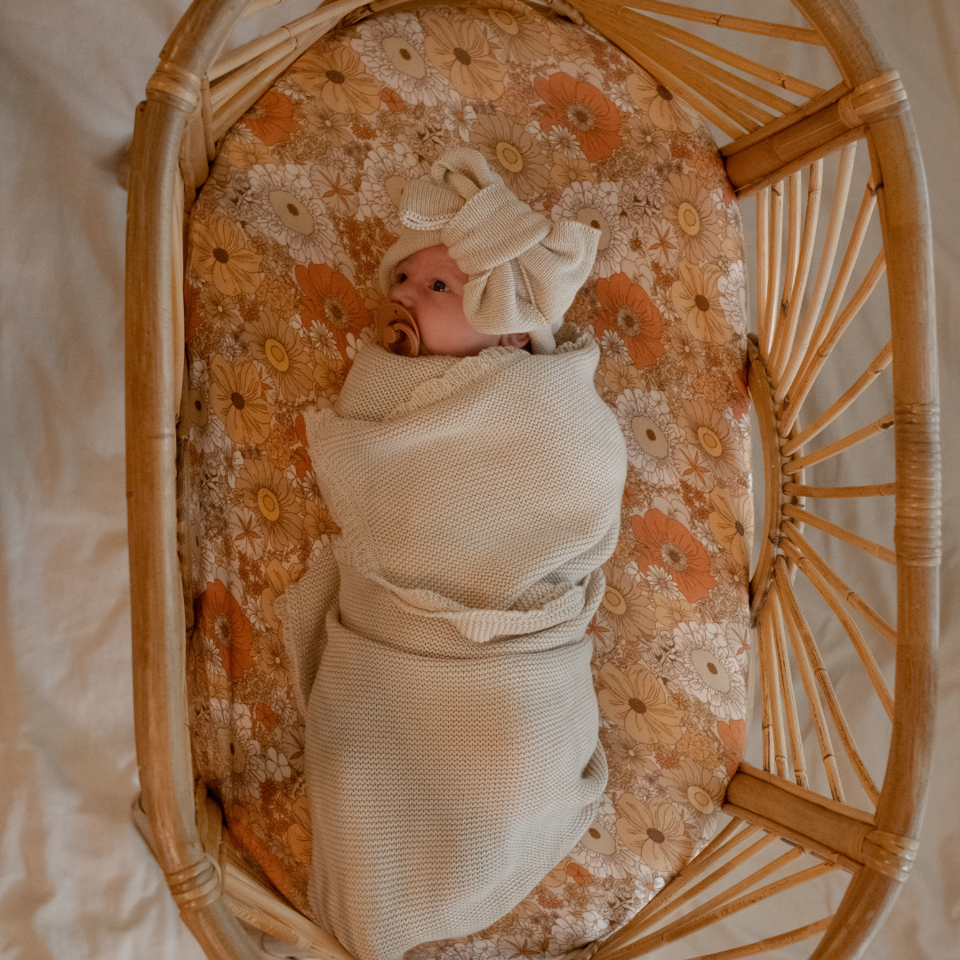 BASSINET SHEET - Posie