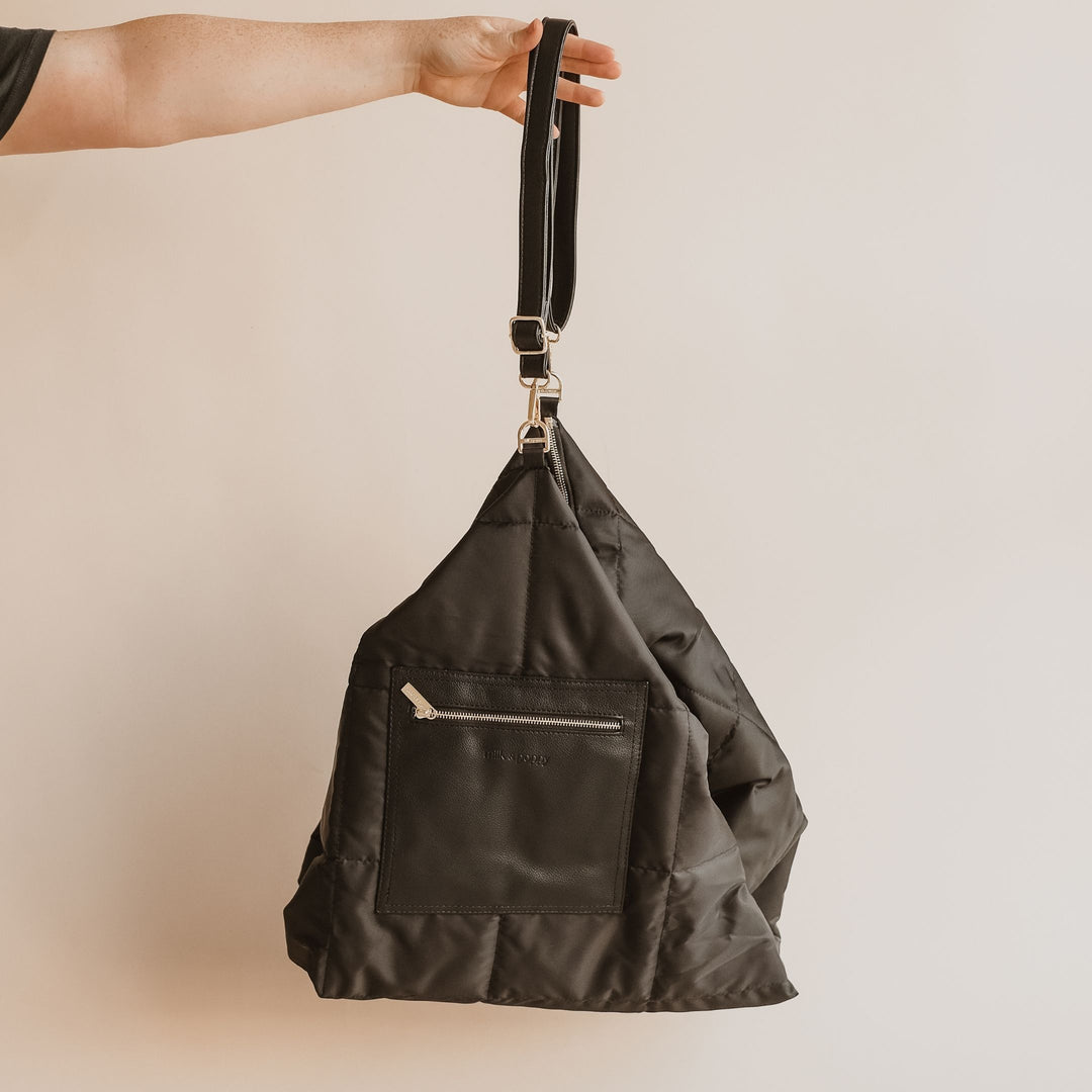 PARKER Play Bag - Black/Euca - Milk & Poppy