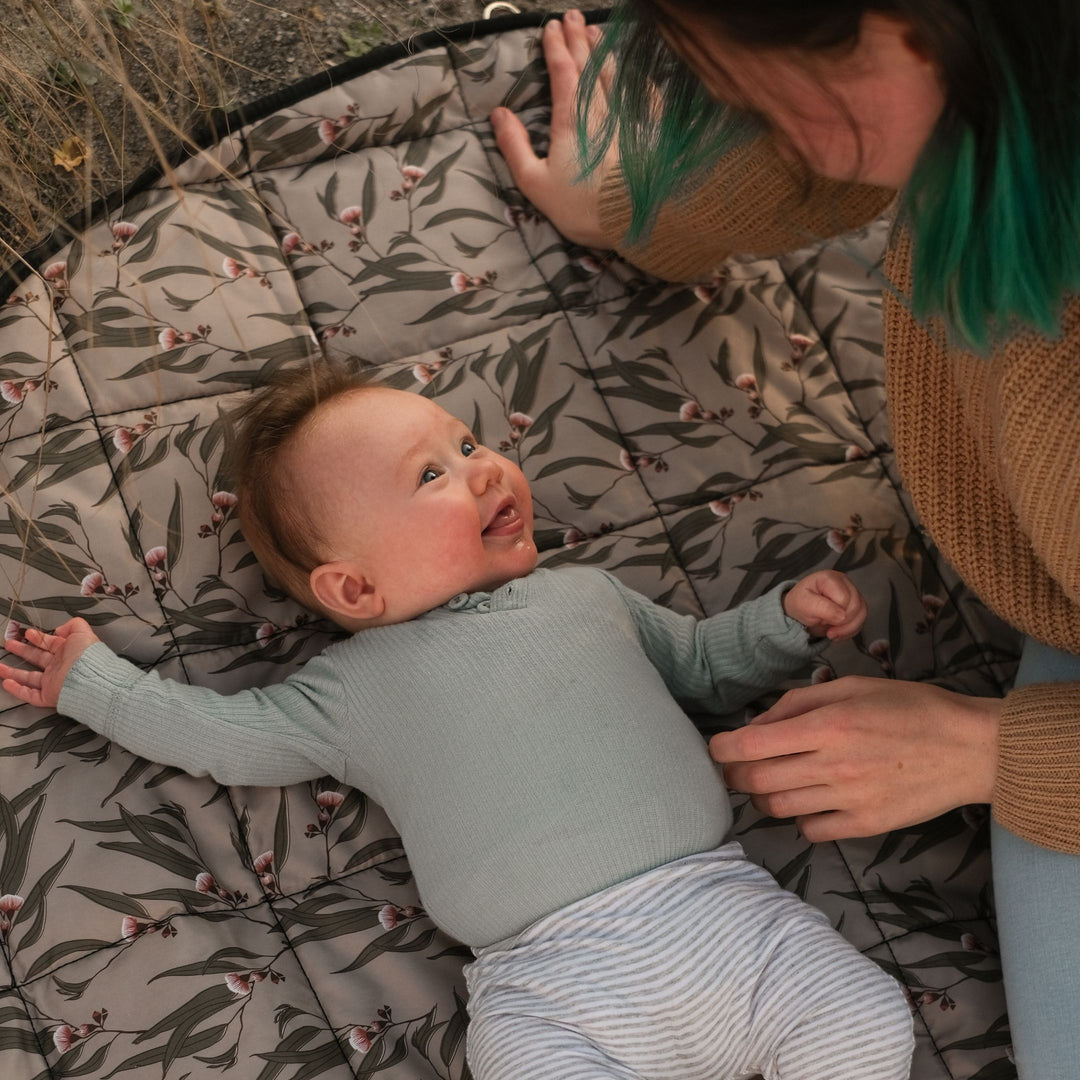 PARKER Play Bag - Black/Euca - Milk & Poppy