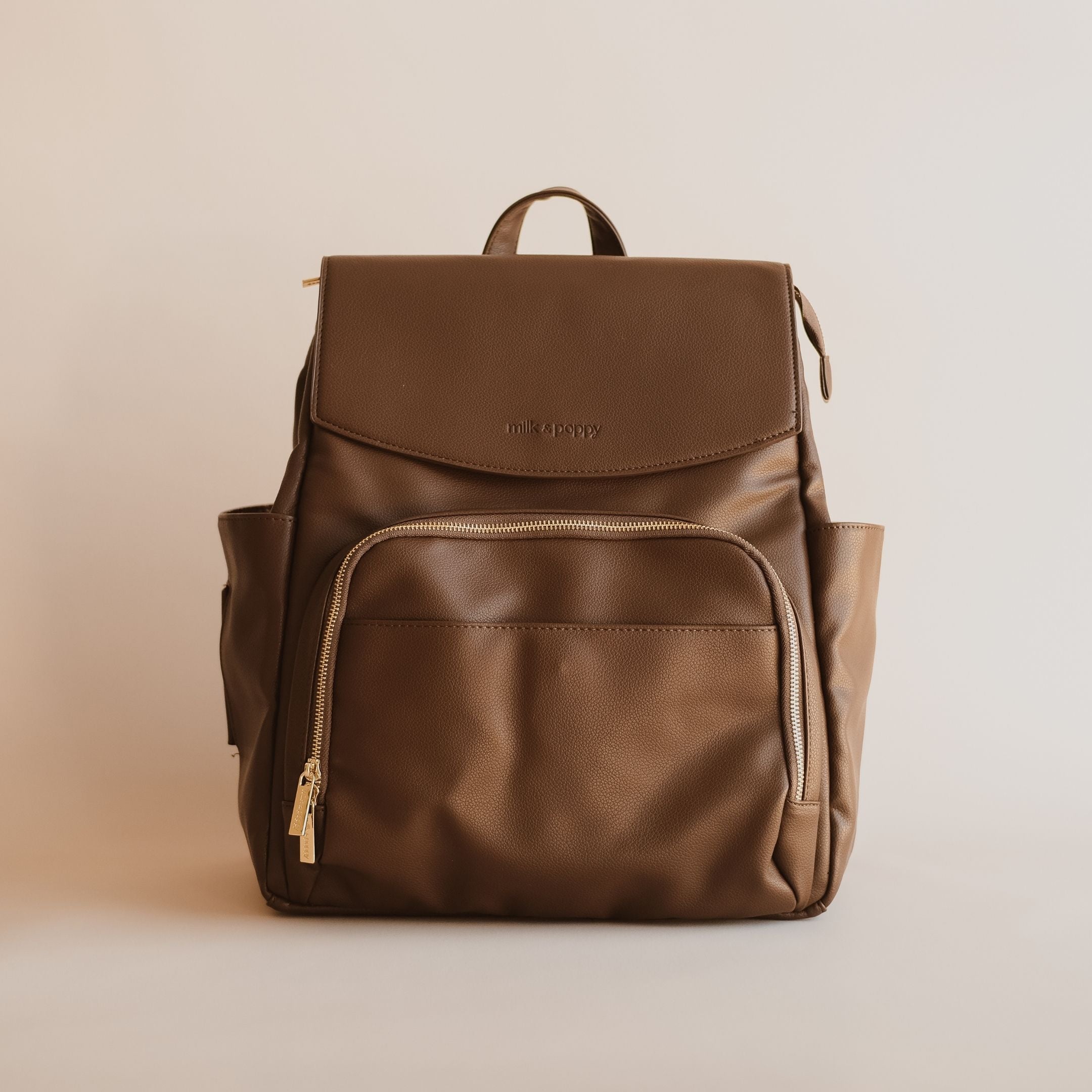 BROOKLYN Backpack Nappy Bag - Chocolate/Jack - Milk & Poppy