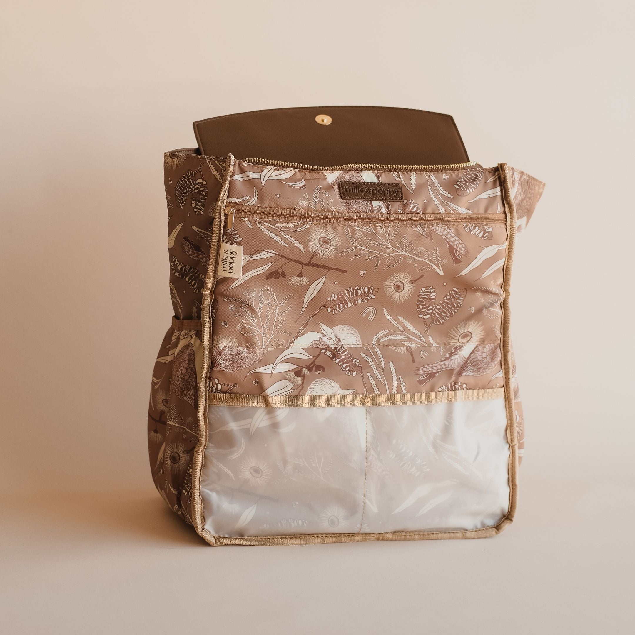 BROOKLYN Backpack Nappy Bag - Chocolate/Jack - Milk & Poppy