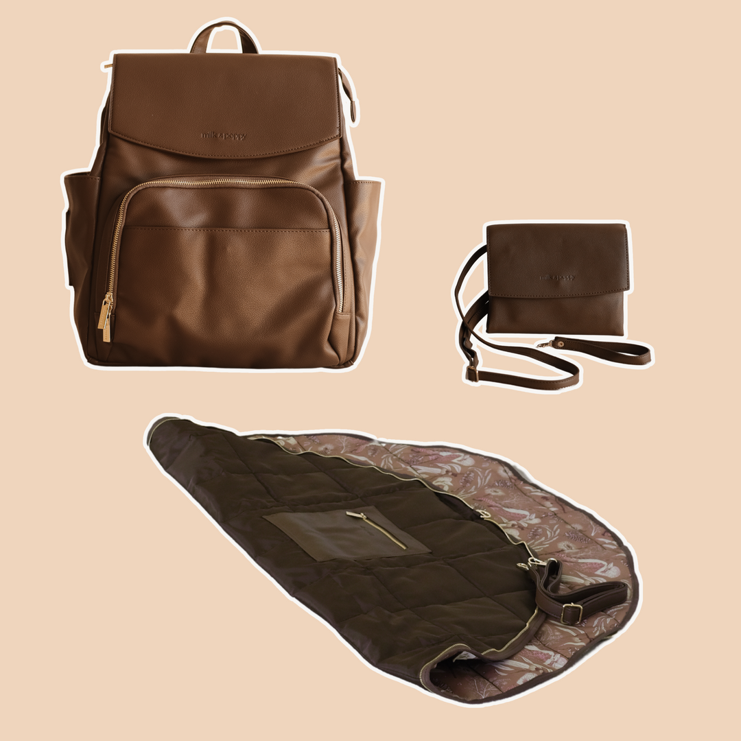 Mum Bag Bundle - Chocolate/Jack - Milk & Poppy