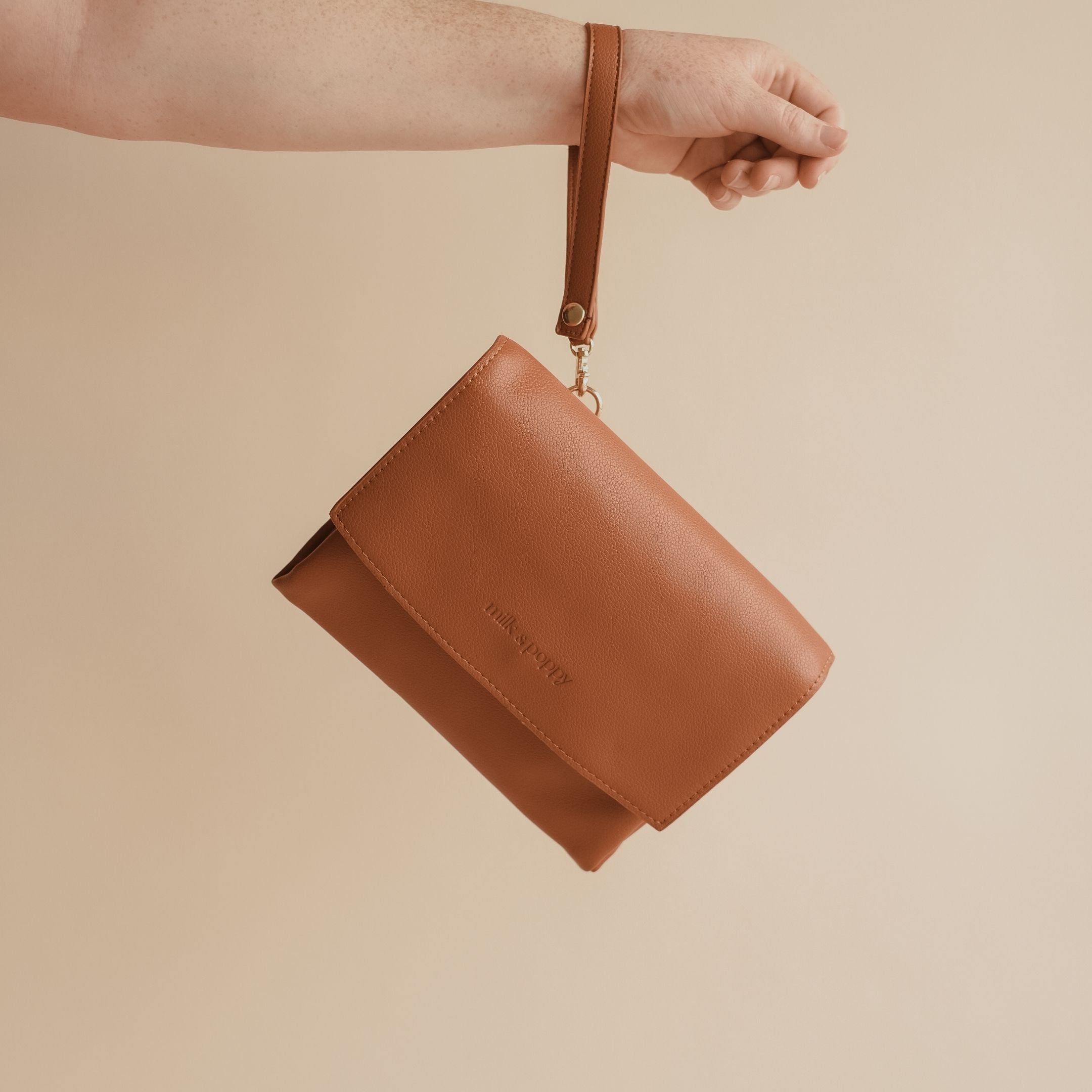 ANDI Nappy Wallet - Tan/Banksii - Milk & Poppy