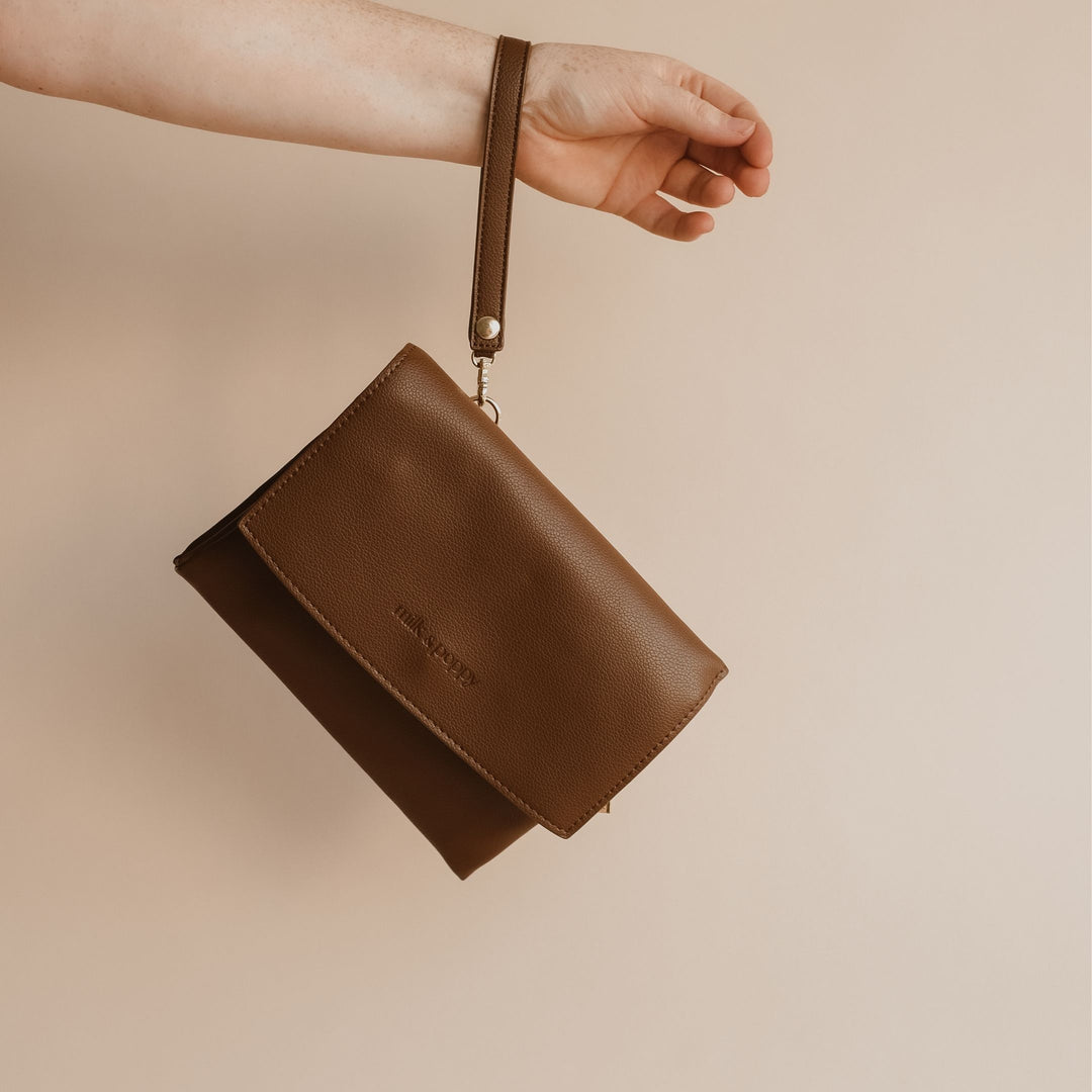 ANDI Nappy Wallet - Chocolate/Jack - Milk & Poppy