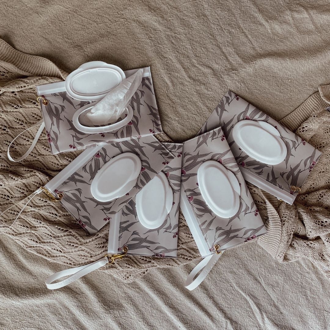 Reusable Travel Wipes Packet - Milk & Poppy
