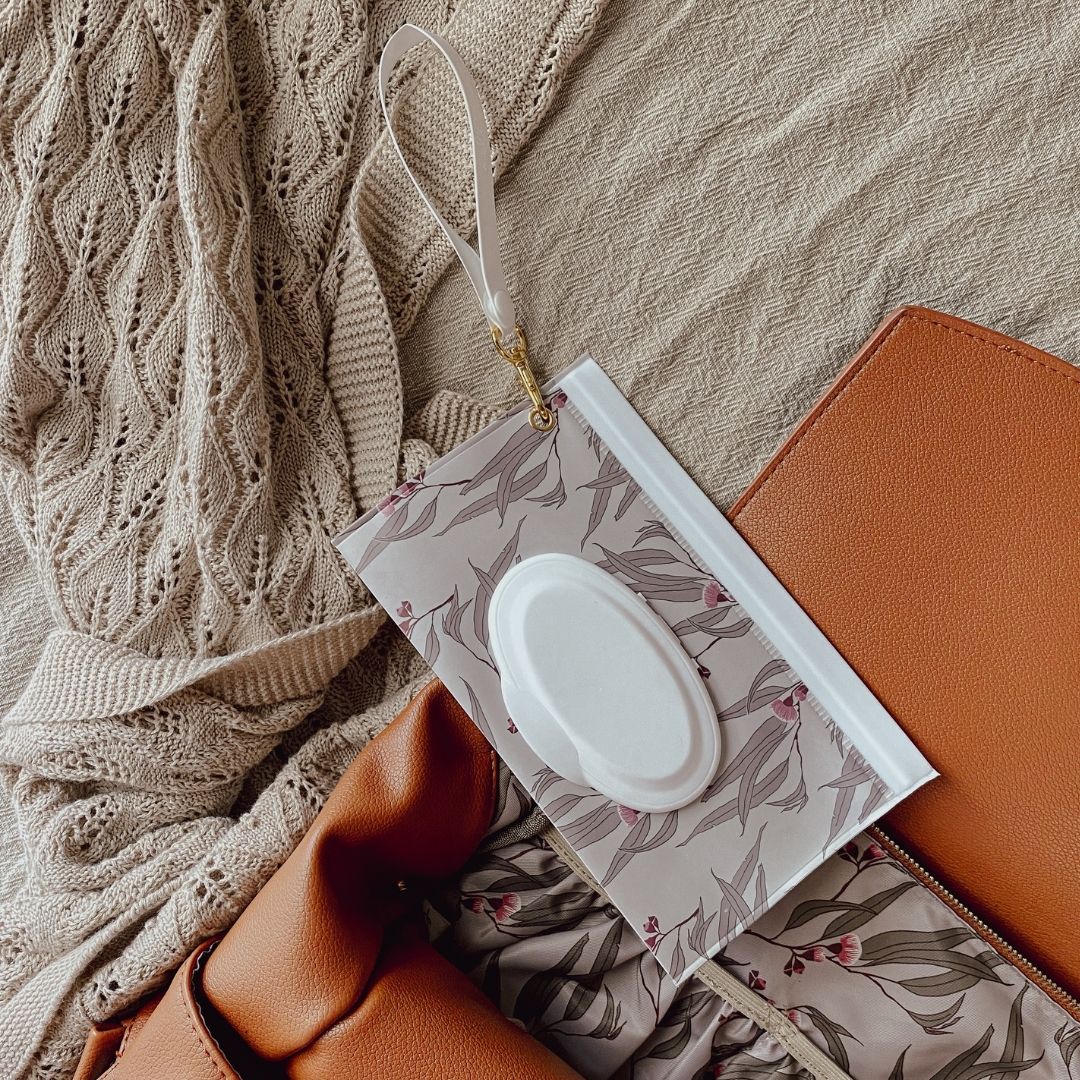 Reusable Travel Wipes Packet - Milk & Poppy