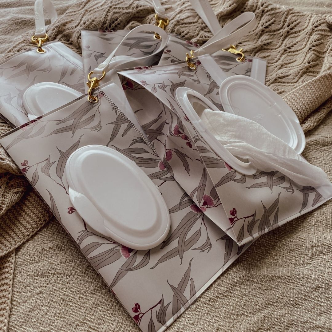 Reusable Travel Wipes Packet - Milk & Poppy